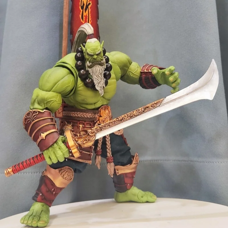 

Коллекционная подвижная фигурка орка-стражей племени из World of Warcraft, масштаб 1/10, ручная работа, модель-украшение, игрушка для геймеров и фанатов