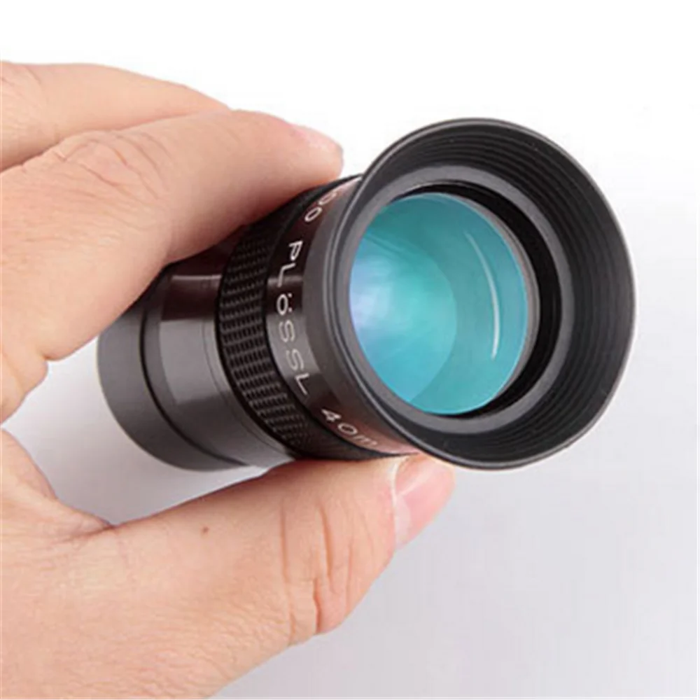 Agnicy 1.25 Inches PLOSSL PL40mm Eyepiece Series 500 1.25 Inches 31.7mm Low Magnification Multi-layer Coating Lens Eyepiece