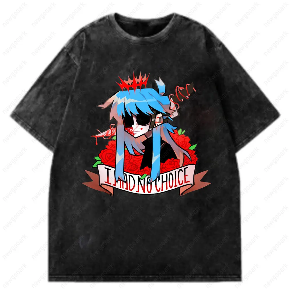 Sally Face Massacre At Addison Apartments Washed Cotton Graphic T Shirts Limited Edition Kickstarter Men Clothing Ropa Hombre