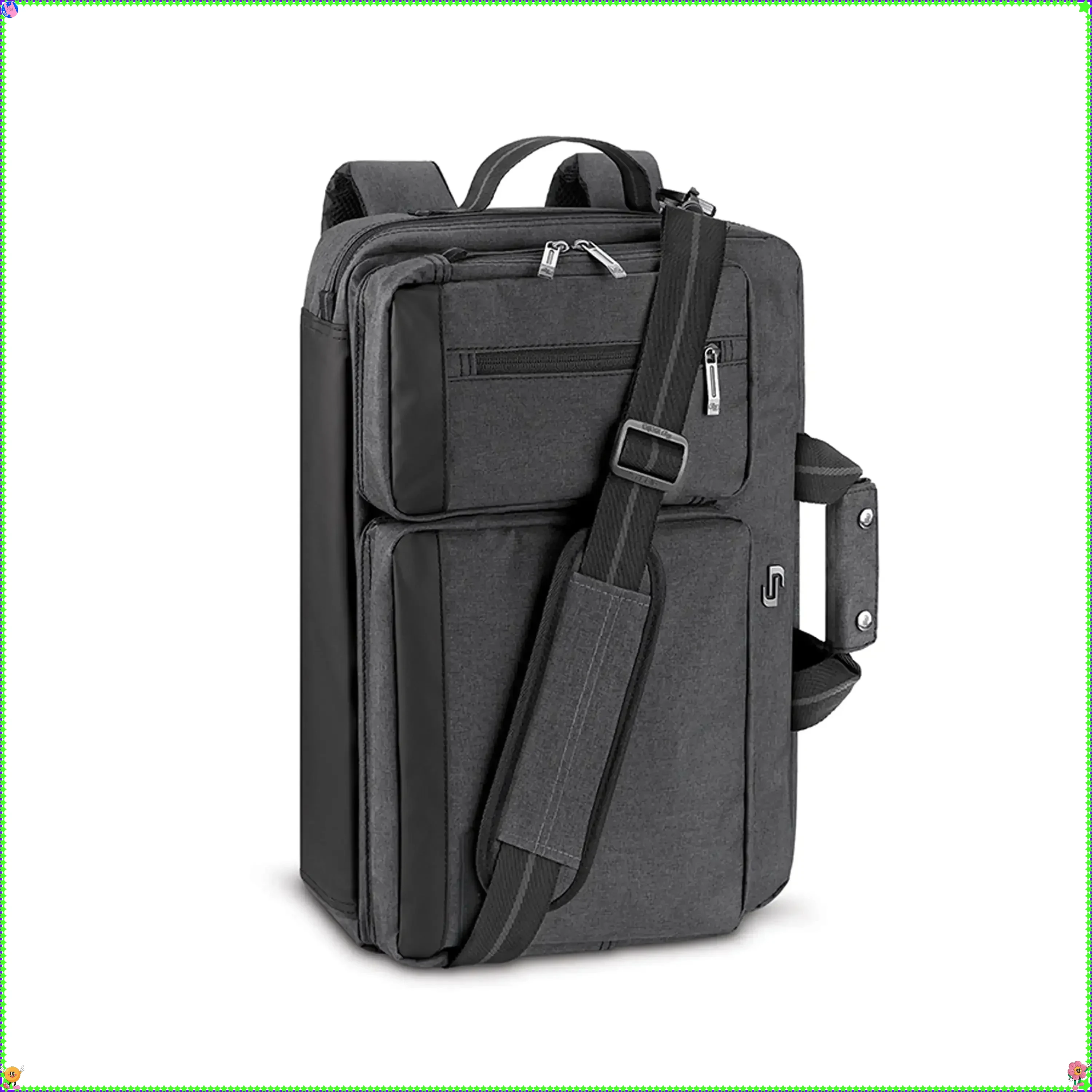 

Гибридный рюкзак-портфель — серая сумка для ноутбука, трансформируемая деловая сумка для планшета 15,6 дюйма для работы и путешествий