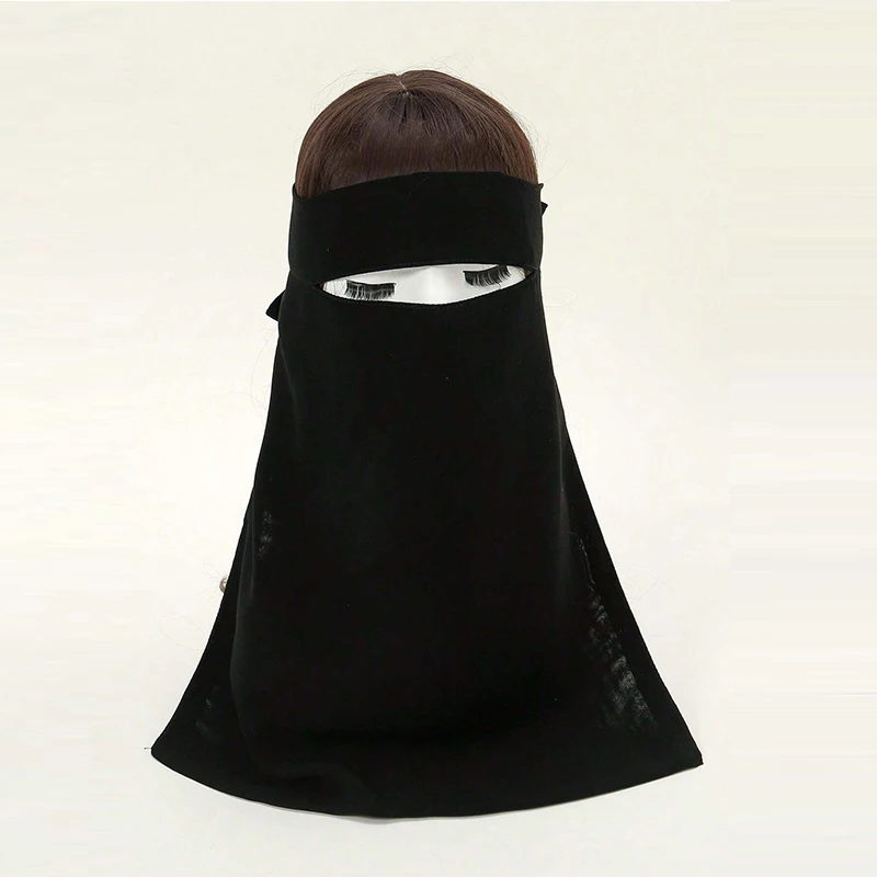 Новинка 2023, Модный мягкий мусульманский чехол Niqab для лица Рамадан, женский головной Убор