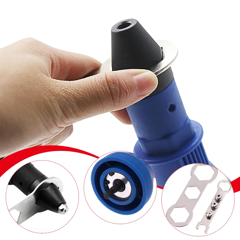 

1set Riveting Drill Adapter Electric Pull Rivet Conversion Adapter Cordless Rivet Adaptor Tools Multifunction Nail Gun Tool