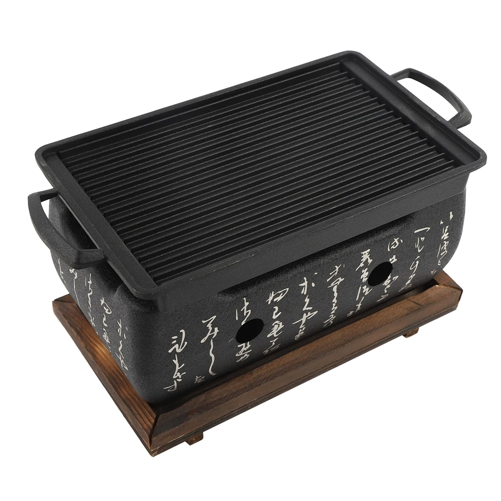 【Best 】Barbecue Stove Rectangular Furnace Japanese Cuisine Charcoal Stove Japanese Barbecue  Stove Barbecue Grill Cooking