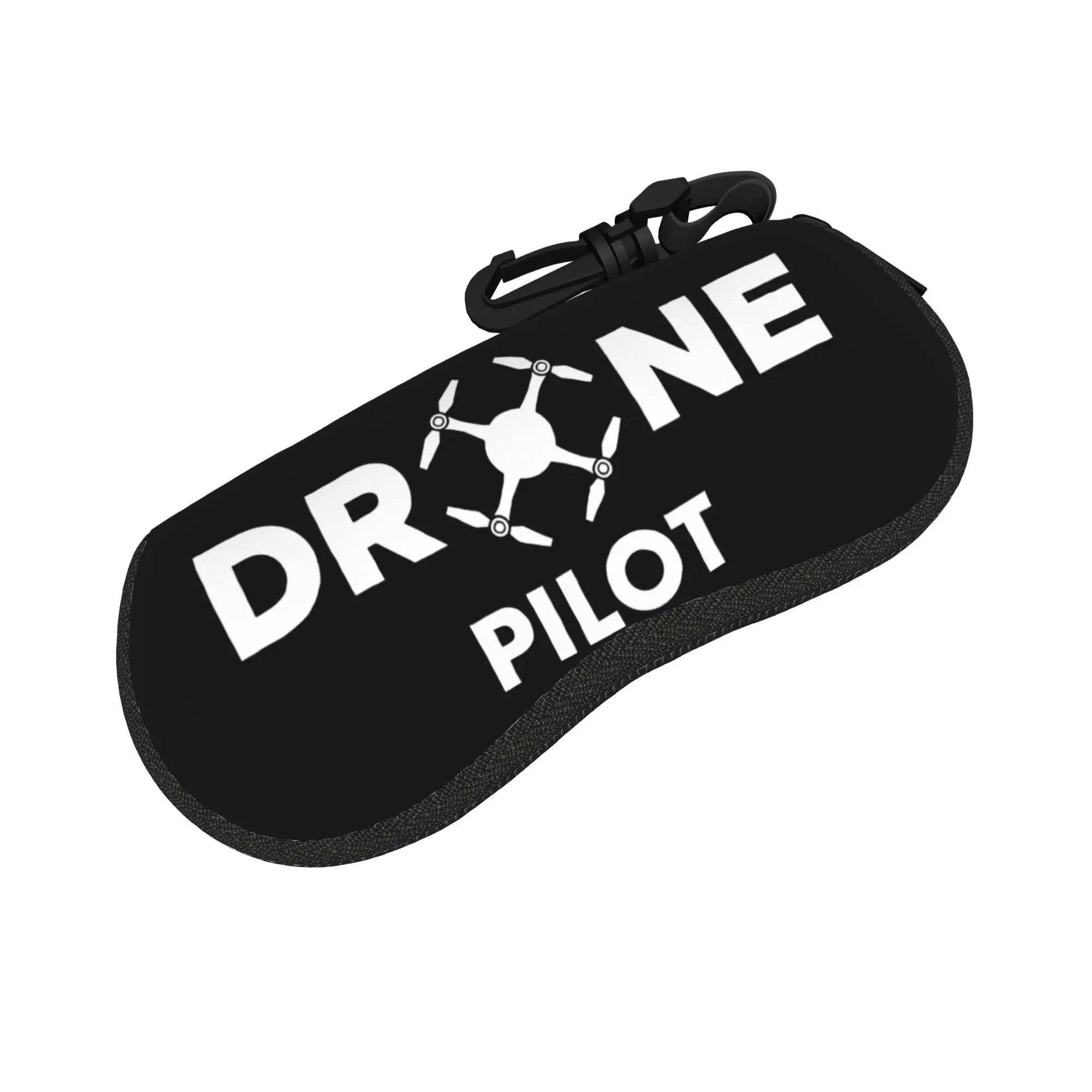 D-djis Drone Pilot Logo Glasses Case Cover Unisex  Sunglasses Case Fashion Zipper Eyewear Box Pocket Eyeglass Protector
