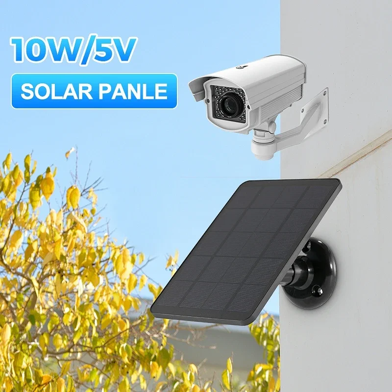 

5V Surveillance Camera Doorbell Expansion Solar Charging Pad Solar Panel Solar Cells Charger Waterproof Sun Charging Panel