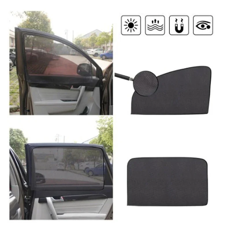 

Magnetic Car Front Rear Side Windows Sunshade Anti-ultraviolet Auto Curtain Mesh Sun Visor Insulation Curtain Parts