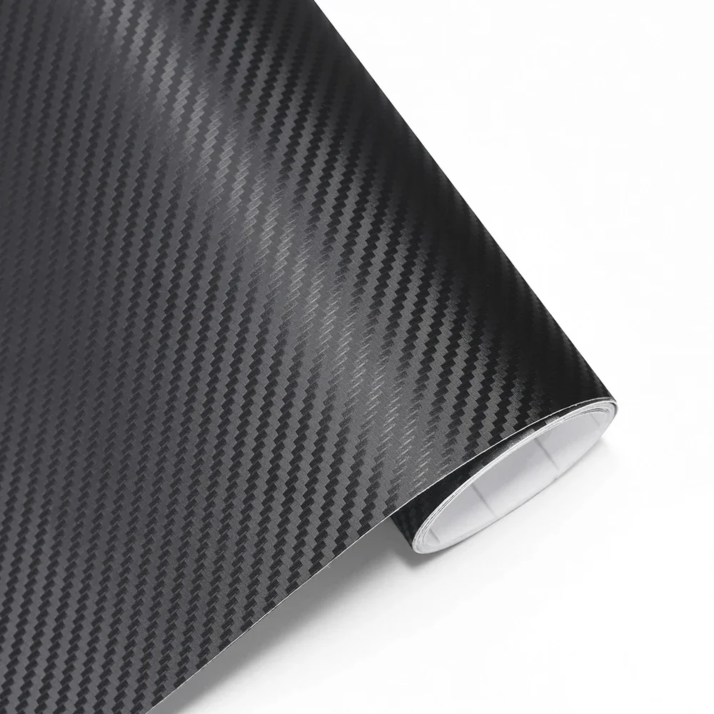 

3D Carbon Fiber Black Car Wrapping Vinyl Film PVC Sticker Car Motorcycle Decal Auto Accessories Interior Exterior Decoration