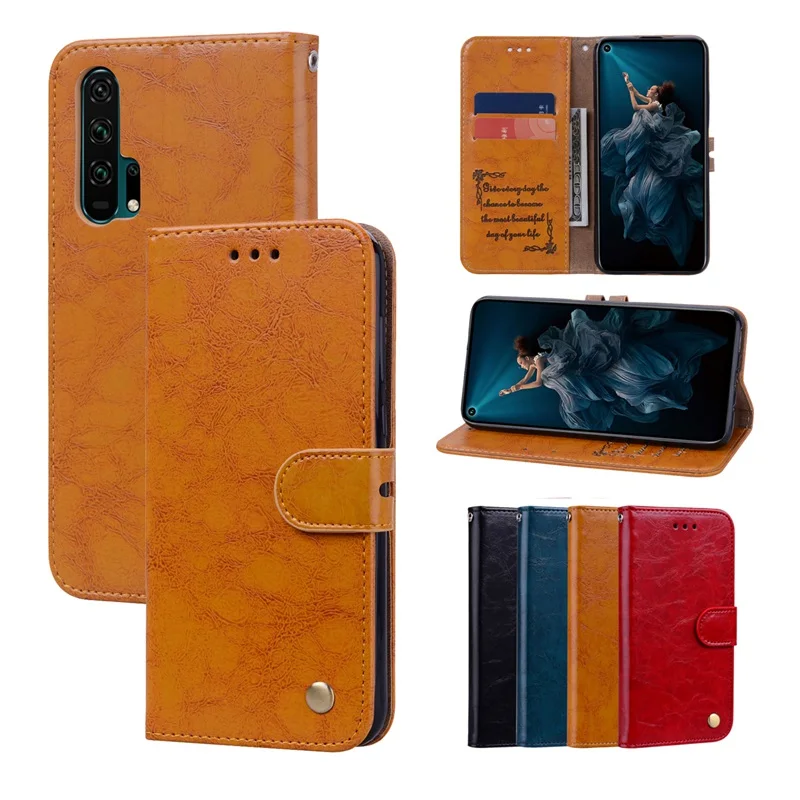 Flip Wallet Leather Case for Honor 20 Lite Russia 20i Cover with Clip for Huawei Honor 20 Pro 20S 20E