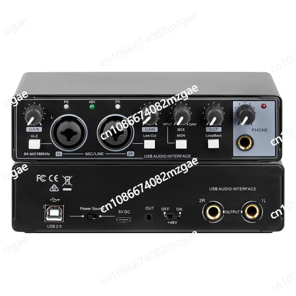 

External Computer Recording Sound Card Drive Hot-selling Mini Recording Sound Card Professional Microphone