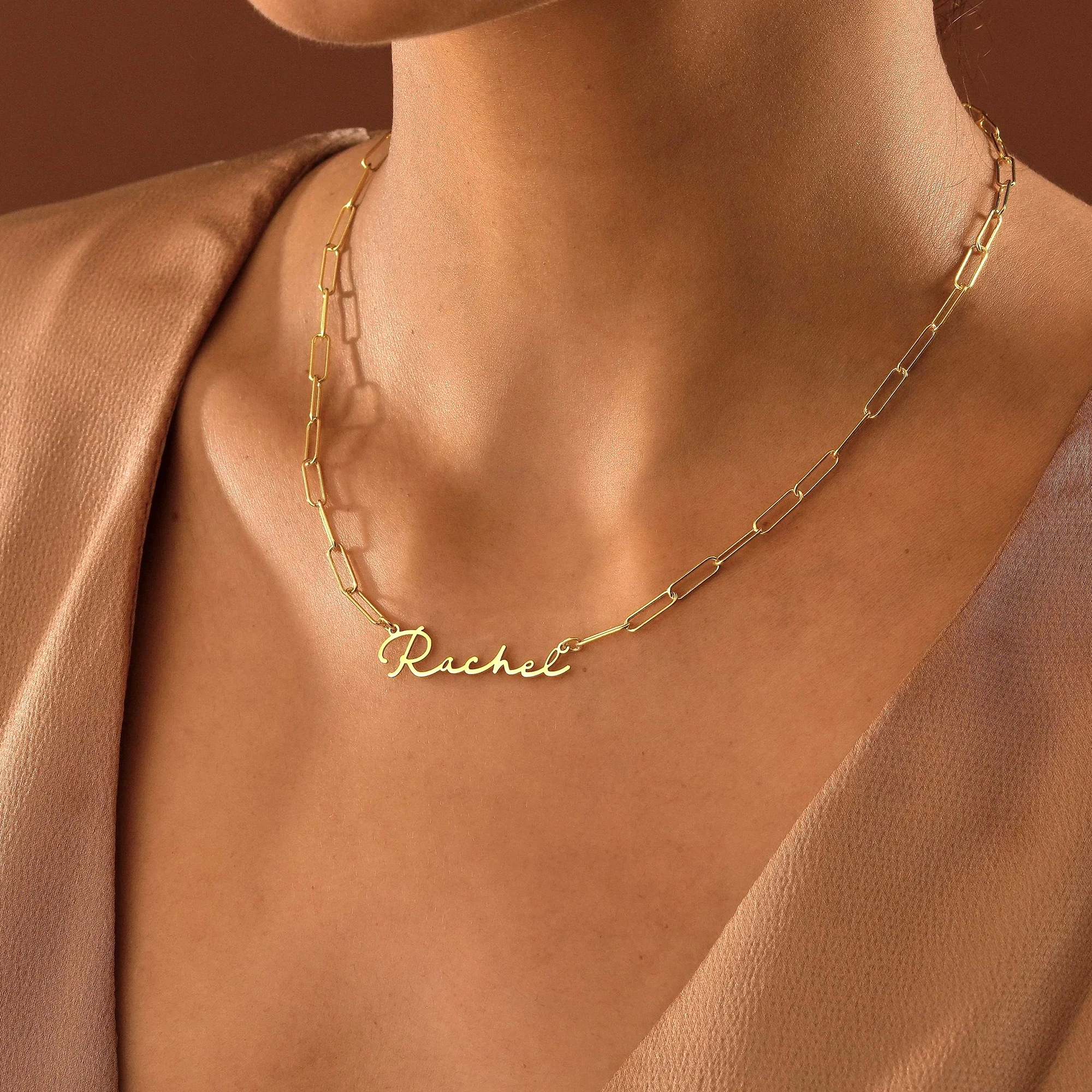 

Custom Name Necklaces For Women Men Stainless Steel Customized Necklace Pendant Personalized Neck Chain Jewelry Birthday Gift
