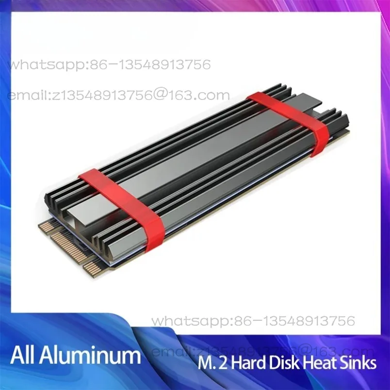 

New M.2 cooling vest NVME hard disk radiator ssd2280 solid state all aluminum cooling armor PS5 spot