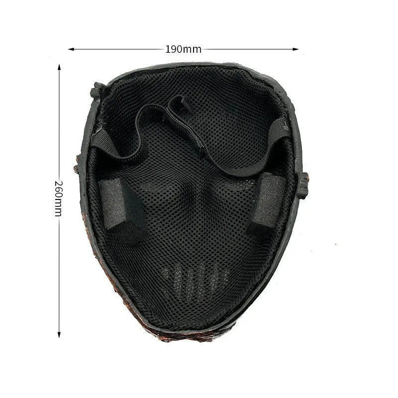 2025 aaa 록 밴드 잠자는 기타리스트 레진 럭셔리 코스프레 페이스 마스크 성인 남성용 할로윈 의상 가면 무도회 카니발 파티