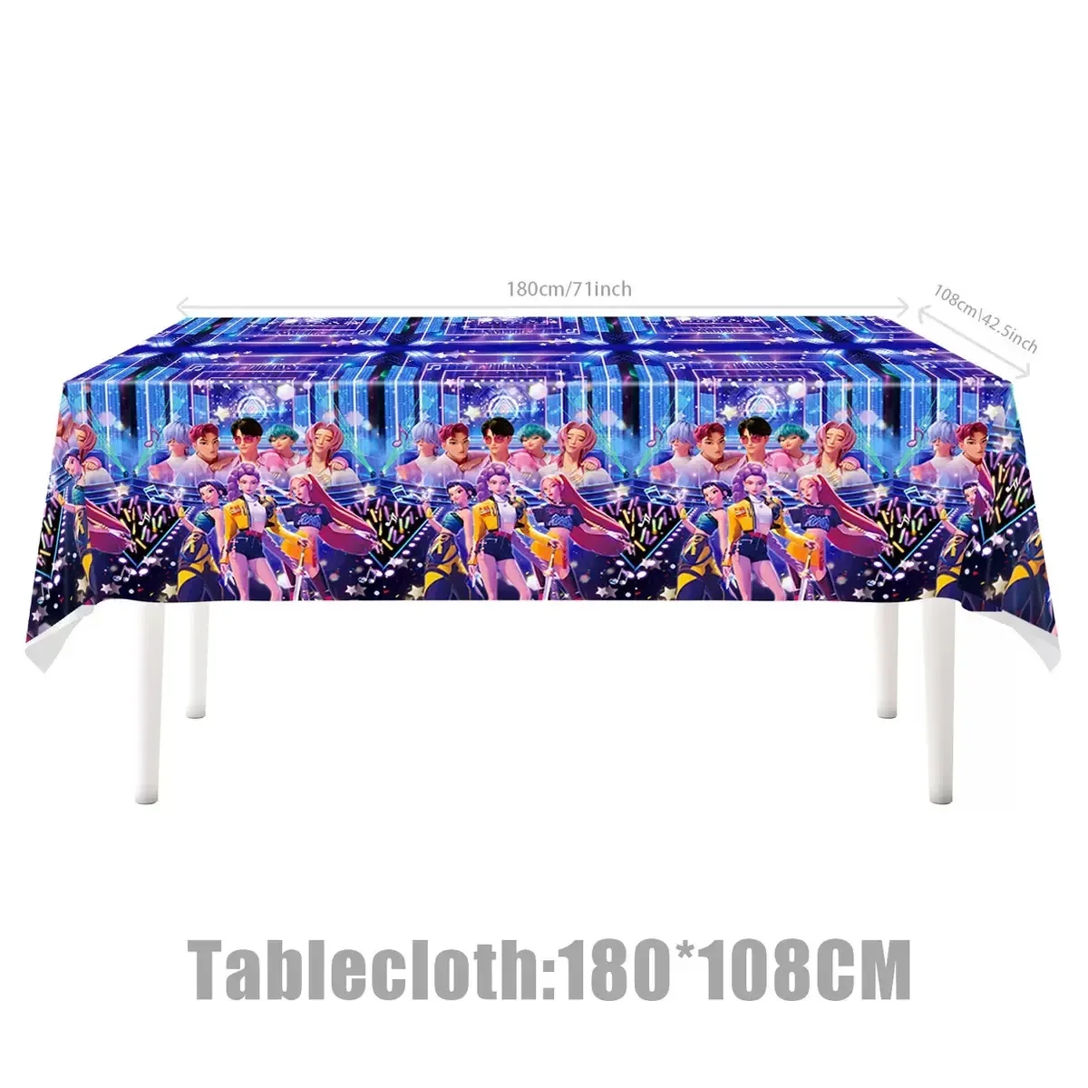 K-Pop Birthday Party Supplies Set - Decorations Tableware Balloon Plate Napkins Cake Topper Banner Gift Keychains for christmas