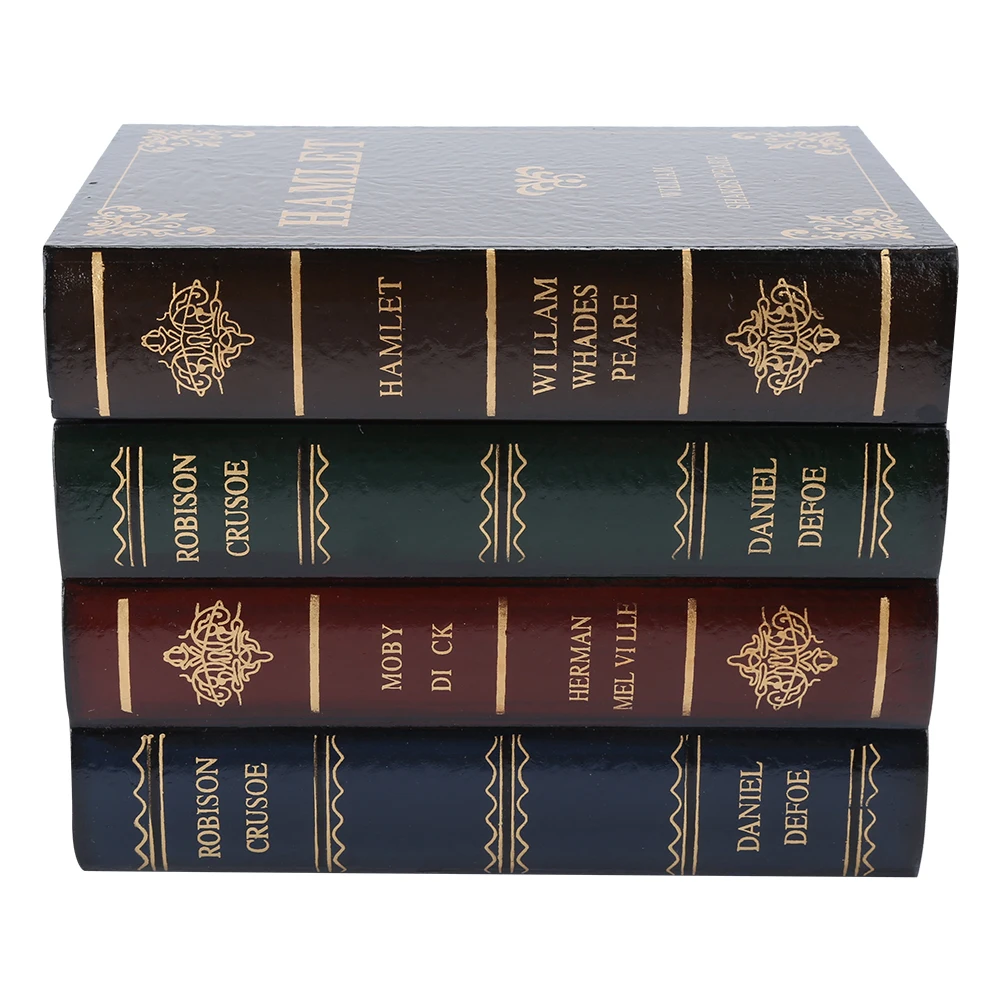

Book Shaped Box Home Decoration Props Office Bookcase Ornaments Creative Jewelry Storage Case