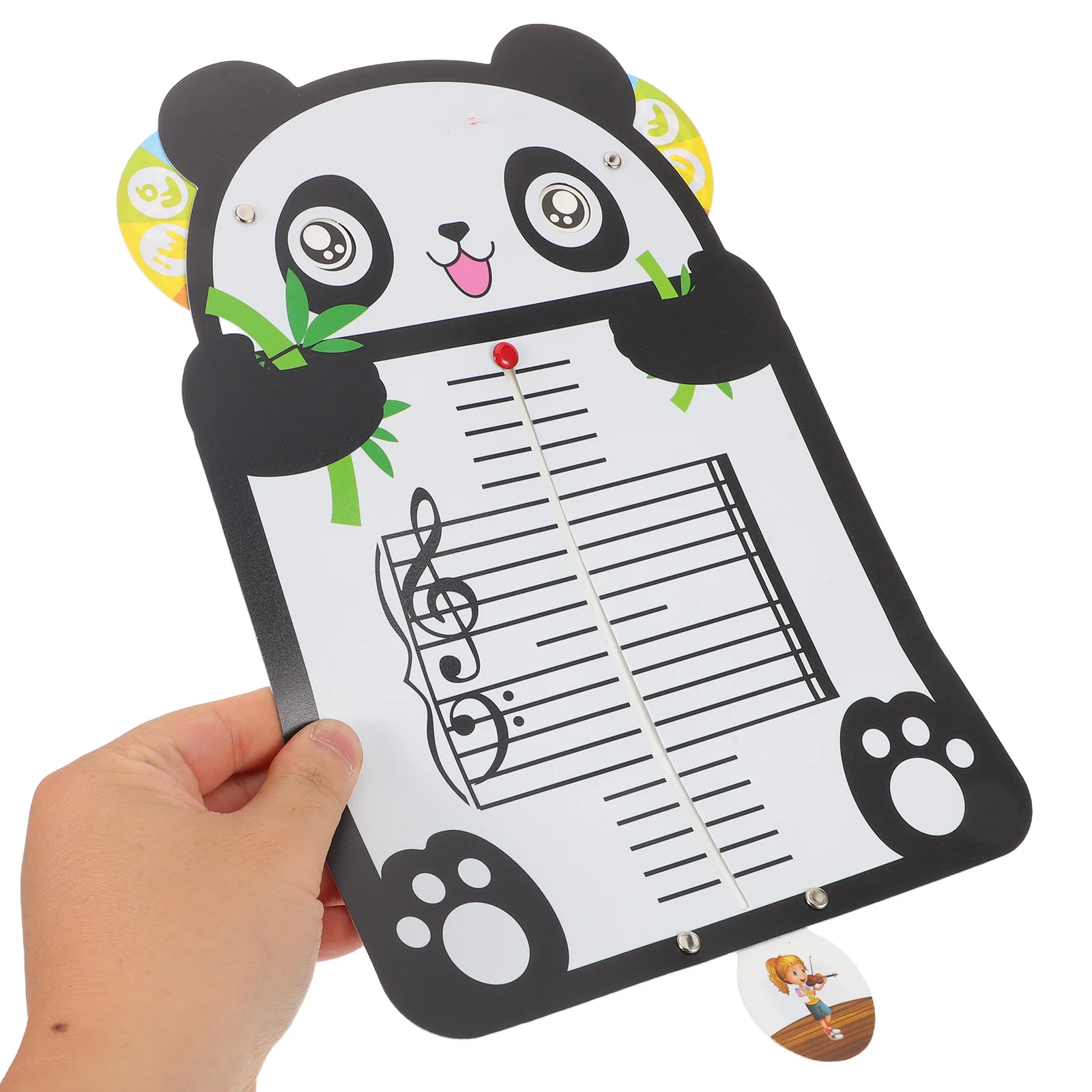 

Beginner Designed Music Staff White Board for Kids Music Theory Learning Practice Cards Educational Tool