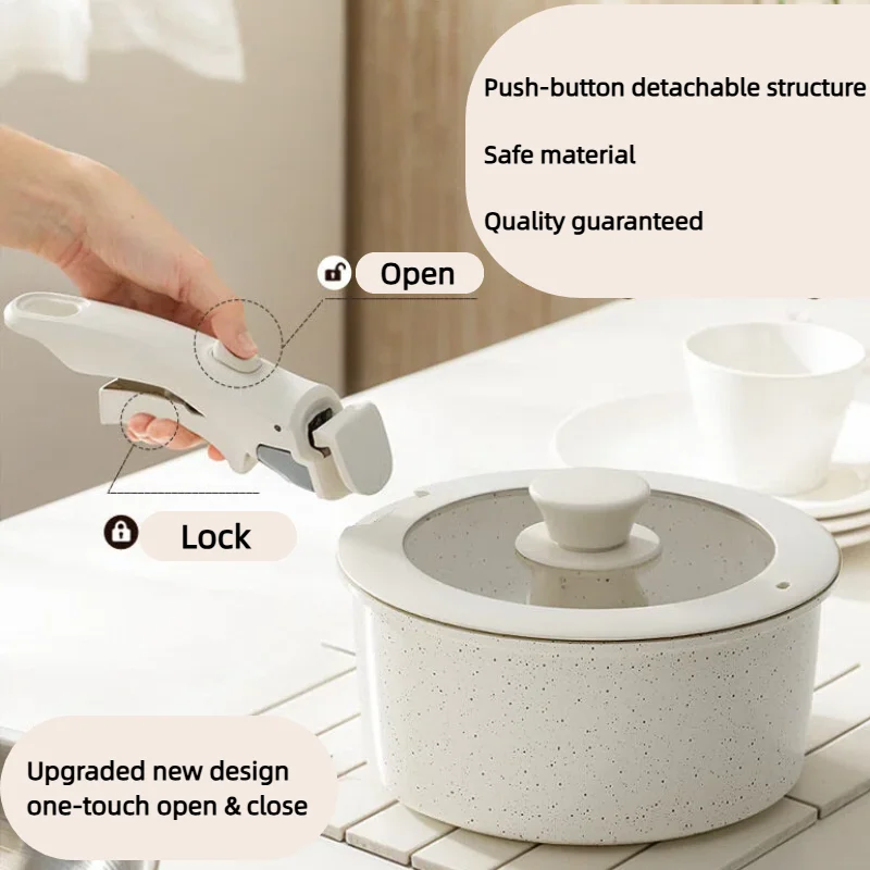 Universal Removable Pot Lid Handle For Pans Heat-Resistant Kitchen Gadget For Cookware Non-Slip Gas Range Handle