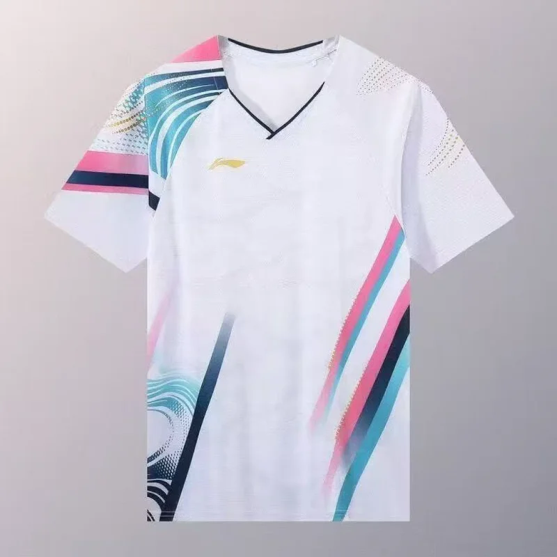 2026 New High-quality Table Tennis Sportswear Badminton Short-sleeved Tops Competition Wear T-shirt Breathable Sweat-absorbent