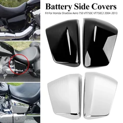 Motorcycle Battery Side Covers Fairing Side Panel For Honda Shadow ACE VT400 VT750 VT 400 750 2004-2013