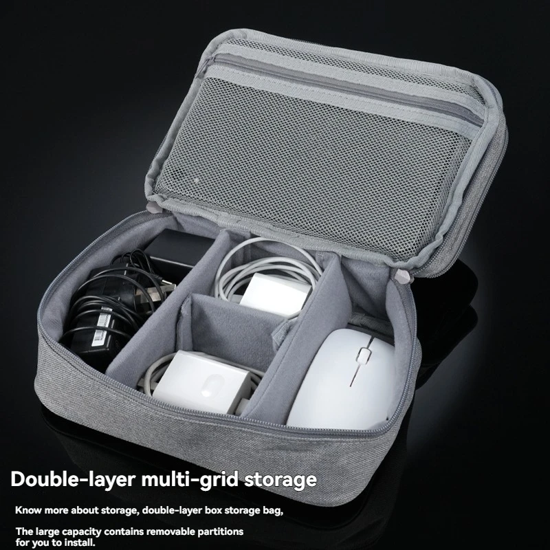 For Nikon student mirrorless camera Oxford cloth storage bag lens charger power bank battery large capacity storage box