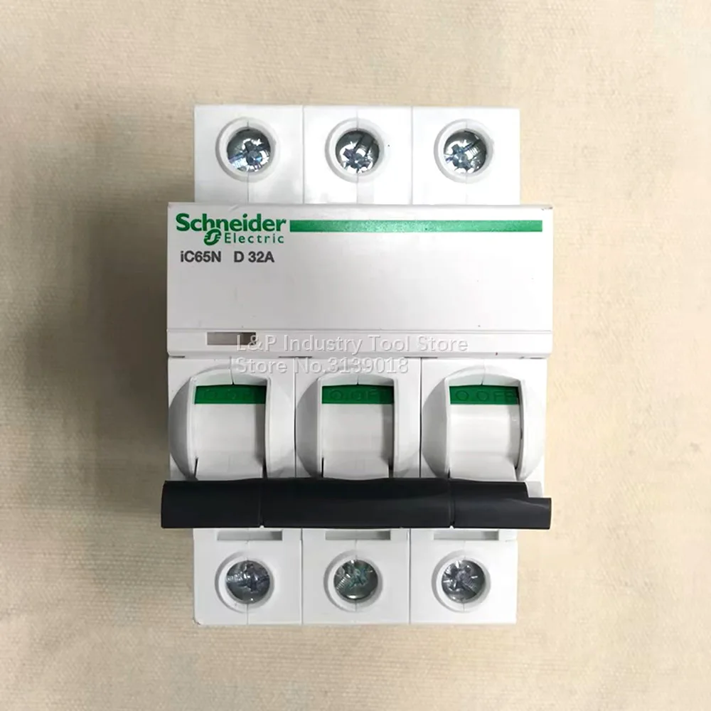 100% Original Schneider Electric Home Assistant IC65N 3P D 1A 2A 4A 6-63A Smart Life Product MCB Circuit Breaker Acti9 Protector