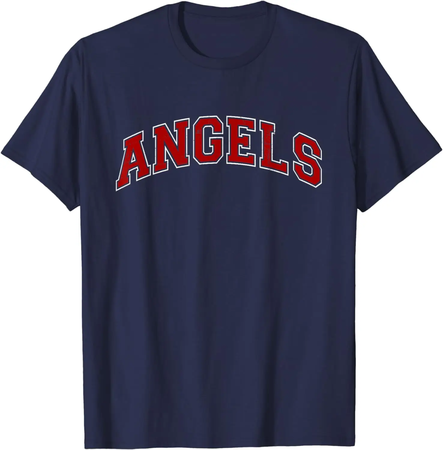 Vintage Angels Sports Name Athletic Text Arch Gift Men Women T-Shirt
