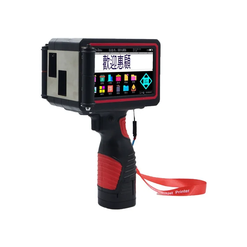 

5cm Small Handheld Inkjet Printer For Woven Bag Wooden Case Carton Profile Date Batch Number Coding Marking Machine 12.7mm 110V