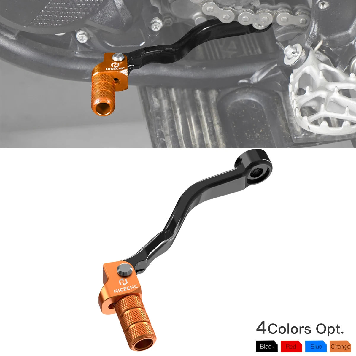 

NICECNC For KTM EXC 300 2024 EXC 250 XCW 300 Forged Gear Shift Shifter Lever Folding Tip SX 125 SX 250 XC 250 300 2023-2024
