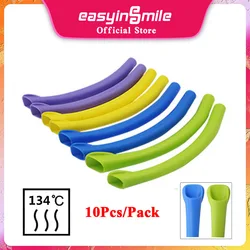 10Pcs Easyinsmile Dental Autoclavable Strong Suction Tips,  Evacuation Tips Aspirator Saliva Tube Suction Tips Dental Material