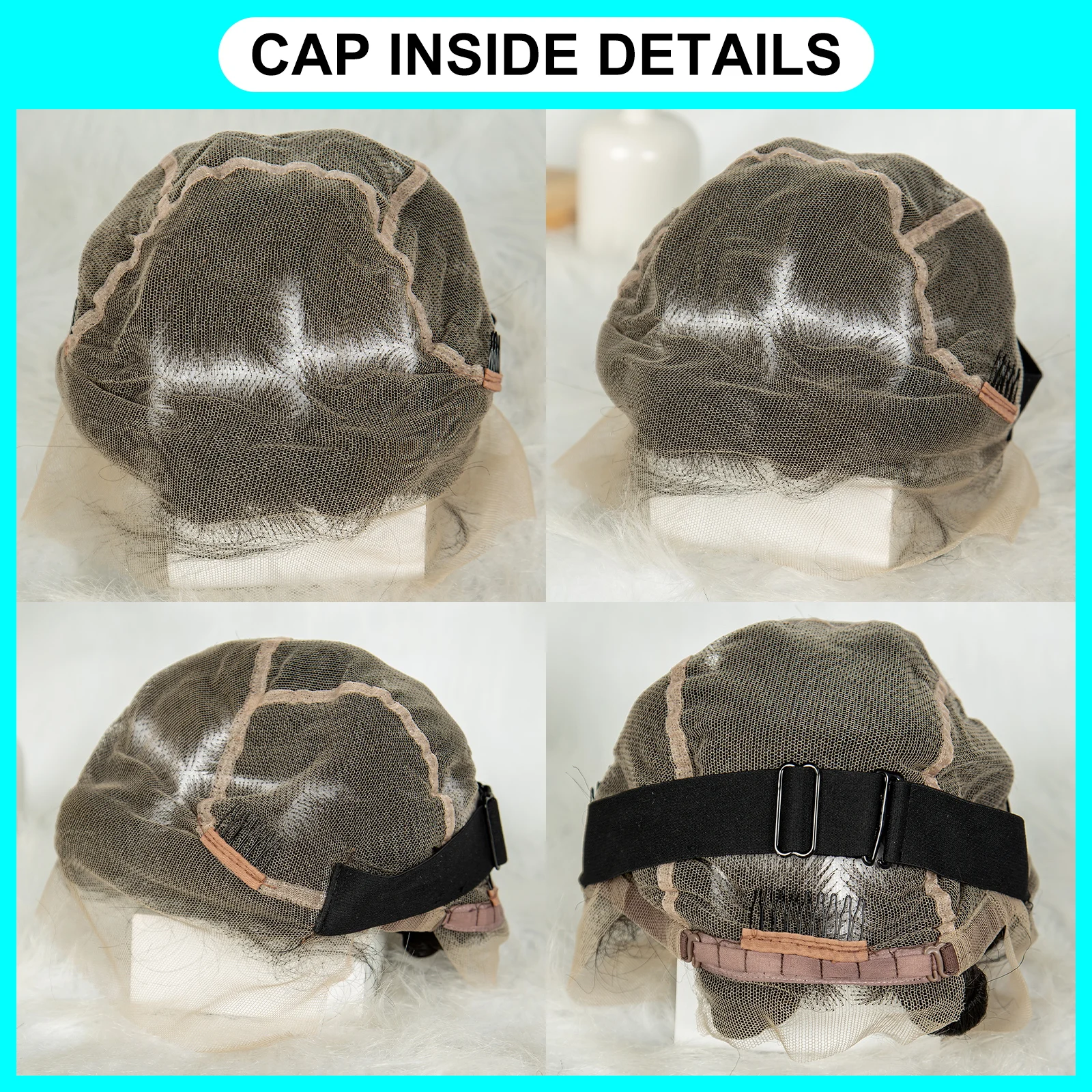 Pelucas trenzadas Bantu hechas a mano de encaje completo, peluca de encaje trenzado Bantu corto Frontal de encaje sintético con pelo de bebé para mujeres negras