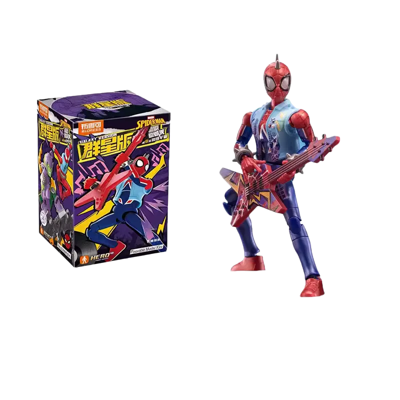BLOKEES Spider-Verse Spiderman Action Galaxy Version 6 Punk Spider