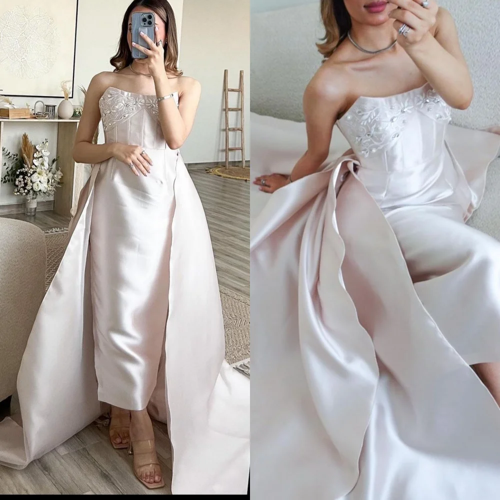 

Изысканные платья Yipeisha без бретелек с вышивкой