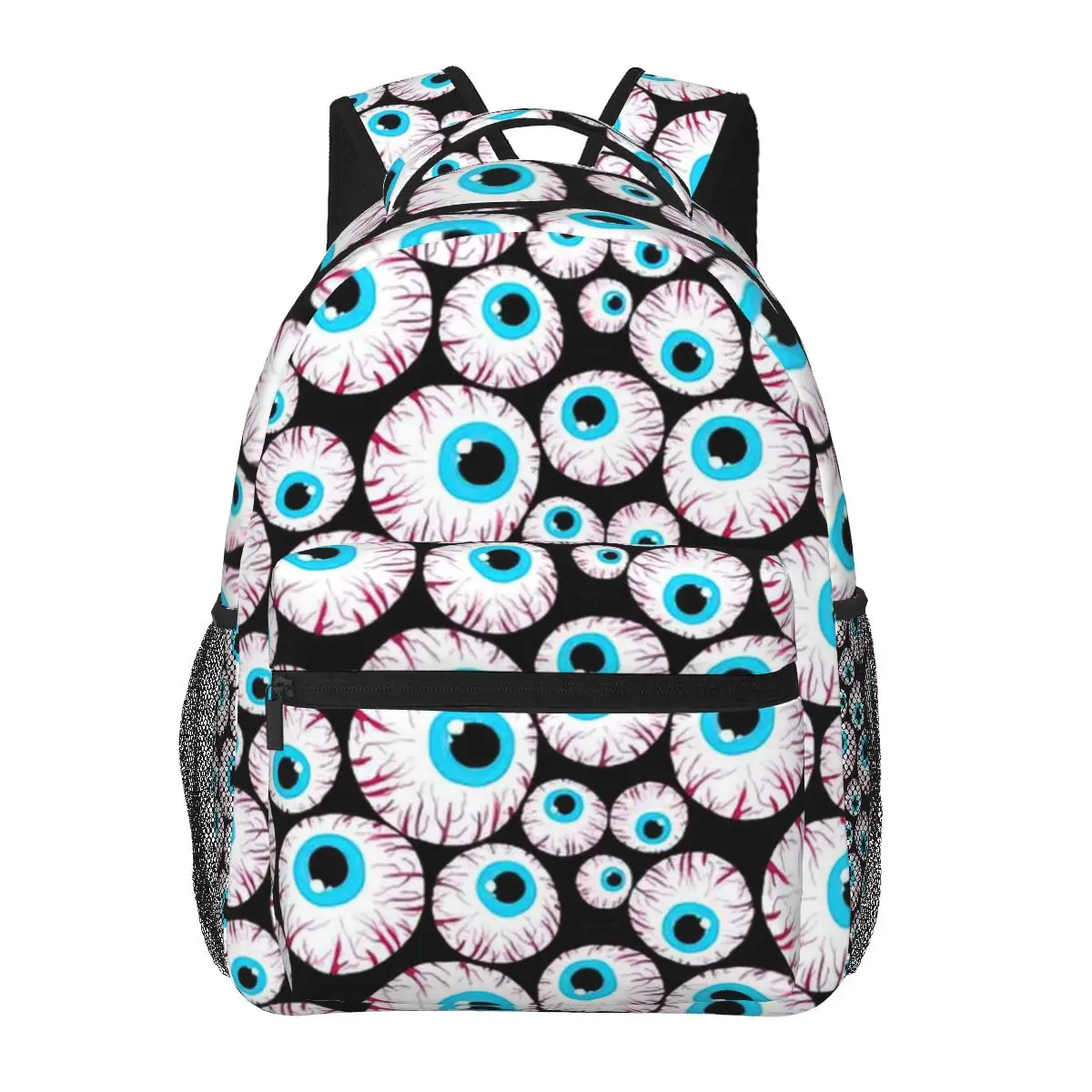 

Pattern With Horrible Eyes For Halloween Holiday Backpack for Girls Boys Travel RucksackBackpacks for Teenage school bag