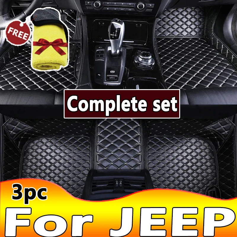 

Car Floor Mats For JEEP Compass Wrangler Grand Cherokee Renegade Patriot Liberty Commander Wagoneer Car Accessories