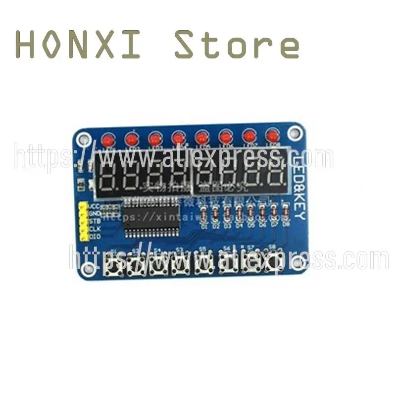 1 Stuks Tm1638 Knoppen Acht Digitale Buis Led Digitale Buis Led Display Module Toetsen Compatibel Ardiuno / 51