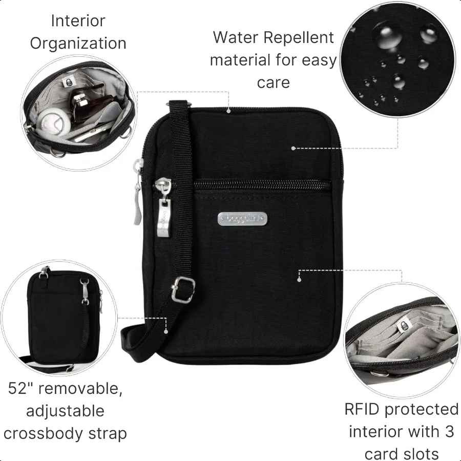 Mini bolso cruzado ential para mujer