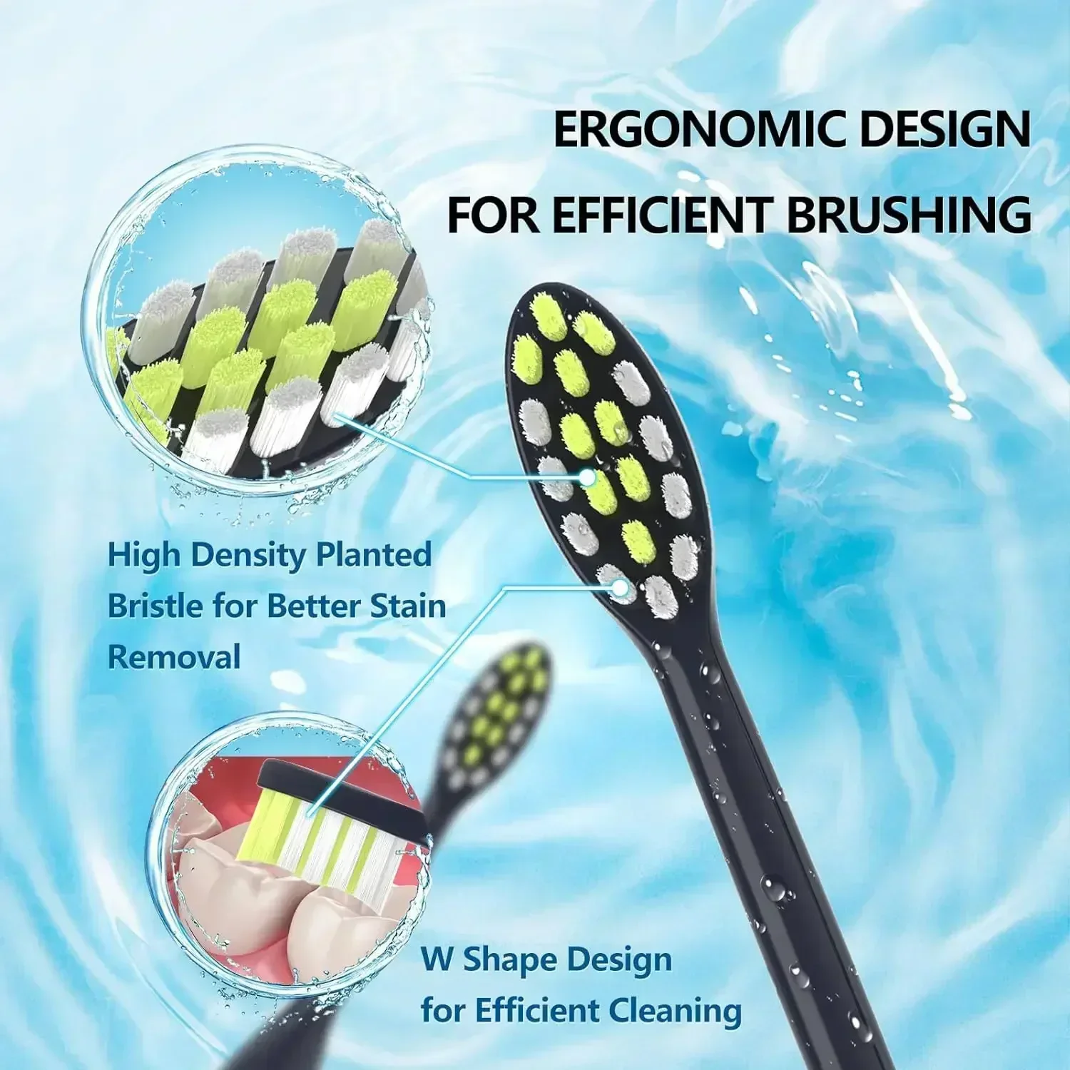 4 szt. Wymienne główki do szczoteczek do zębów kompatybilne z Philips One Sonicare Electric Toothbrush Head HY1100 HY1200 BH1022