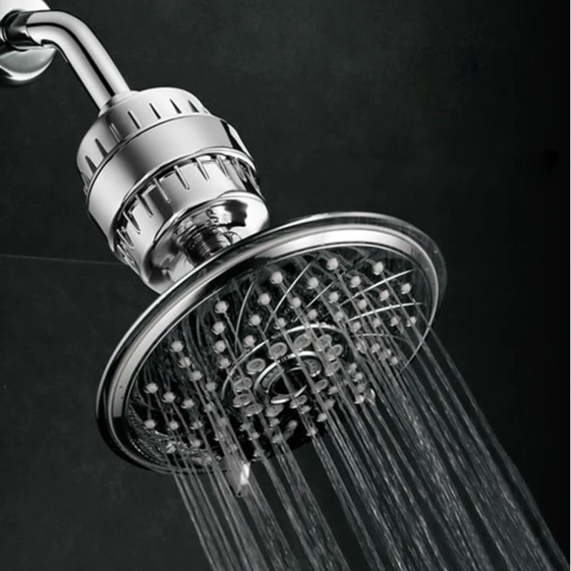 15 Lapis Filtrasi 10 Tahap Mandi Air Penyaring Menghapus Klorin Logam Berat Disaring Shower Kepala Melunakkan untuk Air Keras