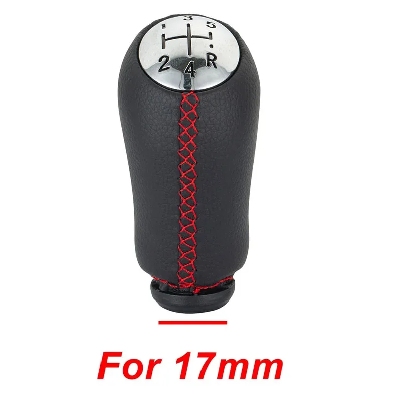 17mm for RENAULT CLIO MK3 3 III MEGANE MK2 SCENIC MK2 5 Speed Gear Shift Knob Stick Head Car Gear Shift Lever Handle