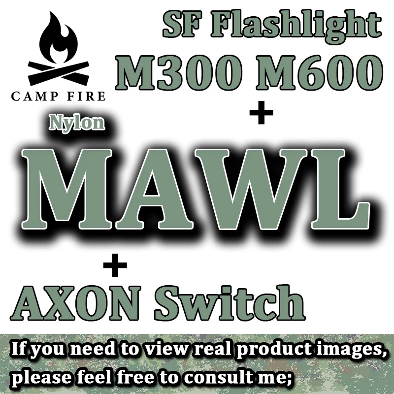 

MAWL - C1+ Nylon Model Surefir M300A M600C Flashlight AXON Dual Control Tail Switch