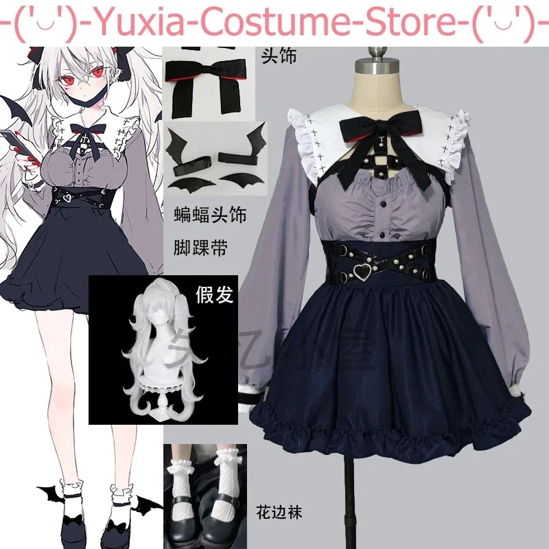 

Anime!VTuber Hololive Kuzuha Sexual Turn Sanya Game Suit Lovely Uniform Cosplay Costume Daily Clothing For Women NEW