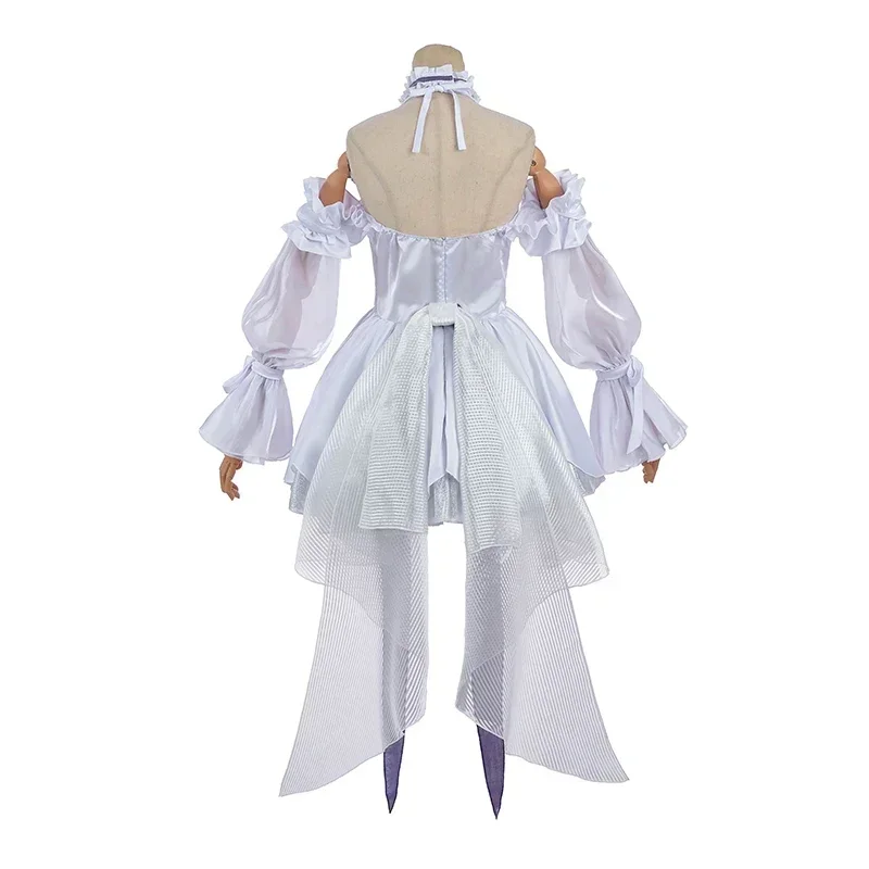 Dorothy Cosplay Costume Game NIKKE Goddess of Victory Dorothy White Flower Wedding Dress Women Halloween Carnival Suit