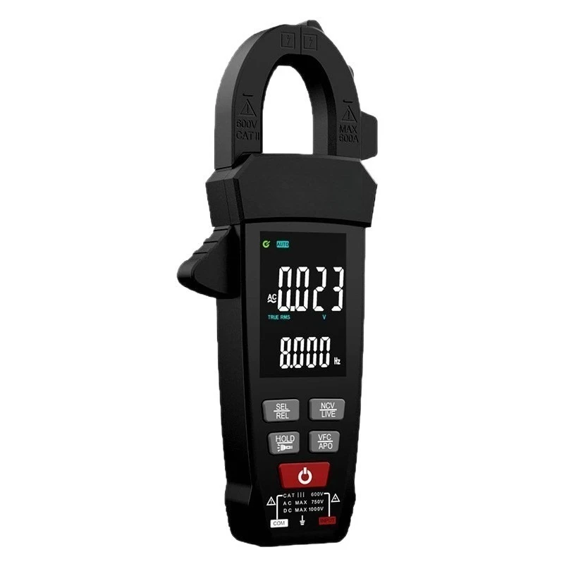 Digital clamp meter High precision multi-function intelligent anti-burn electrician special clamp current multimeter