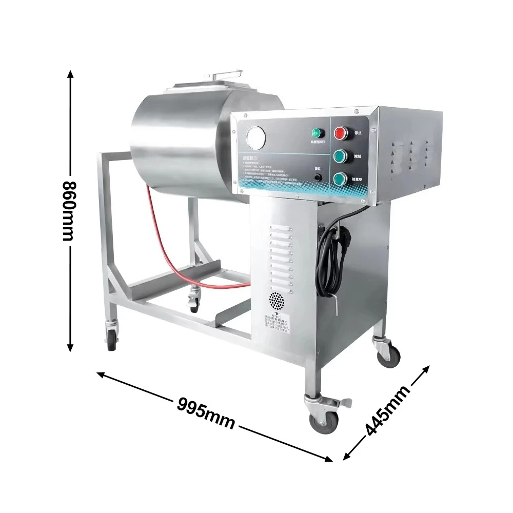 Professional Commercial Tumbler Vacuum Meat Marinator Chicken Marinator Machine With Overload Protector
