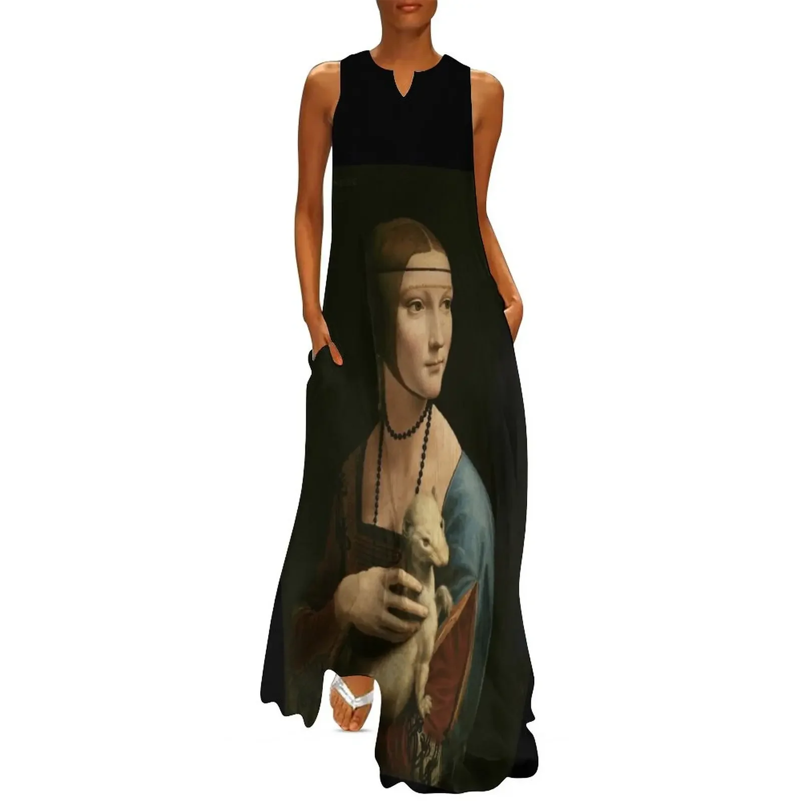 

Lady with an Ermine Long Dress women dress evening dresses ladies Women's dress prom 2025