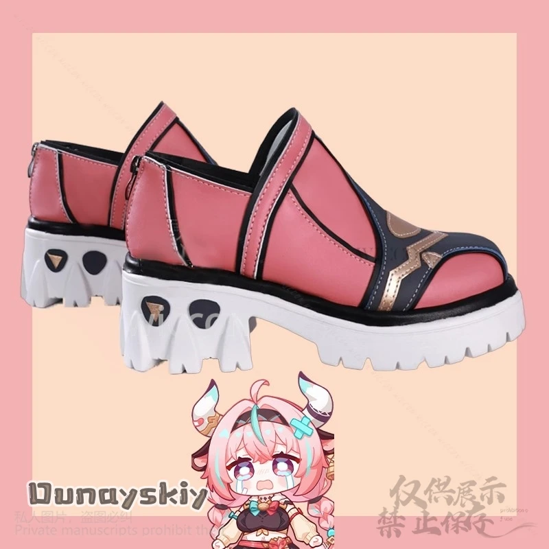 Varesa Anime Gioco Genshin Impact Scarpe Cosplay Puntelli Rosa Sport Dolce Y2K Stili Per Ragazze Donna Halloween Natale Personalizzato