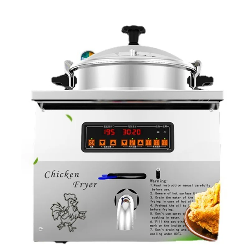 Desktop Pressure Cooker Fryer Commercial Electric Stove Fried Chicken Equipment  Frying Pan Stove Western Kitchen Equipment