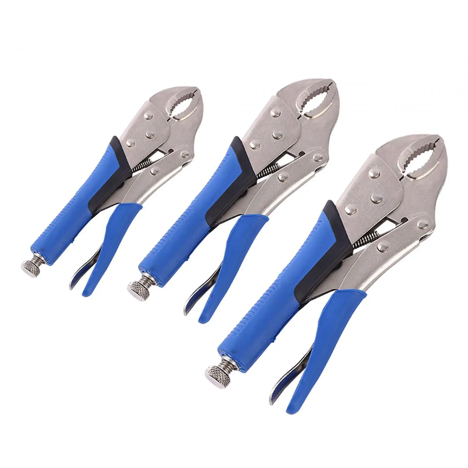 

Locking pliers, adjustable, ergonomic handle, curved jaw for mechanical repairs