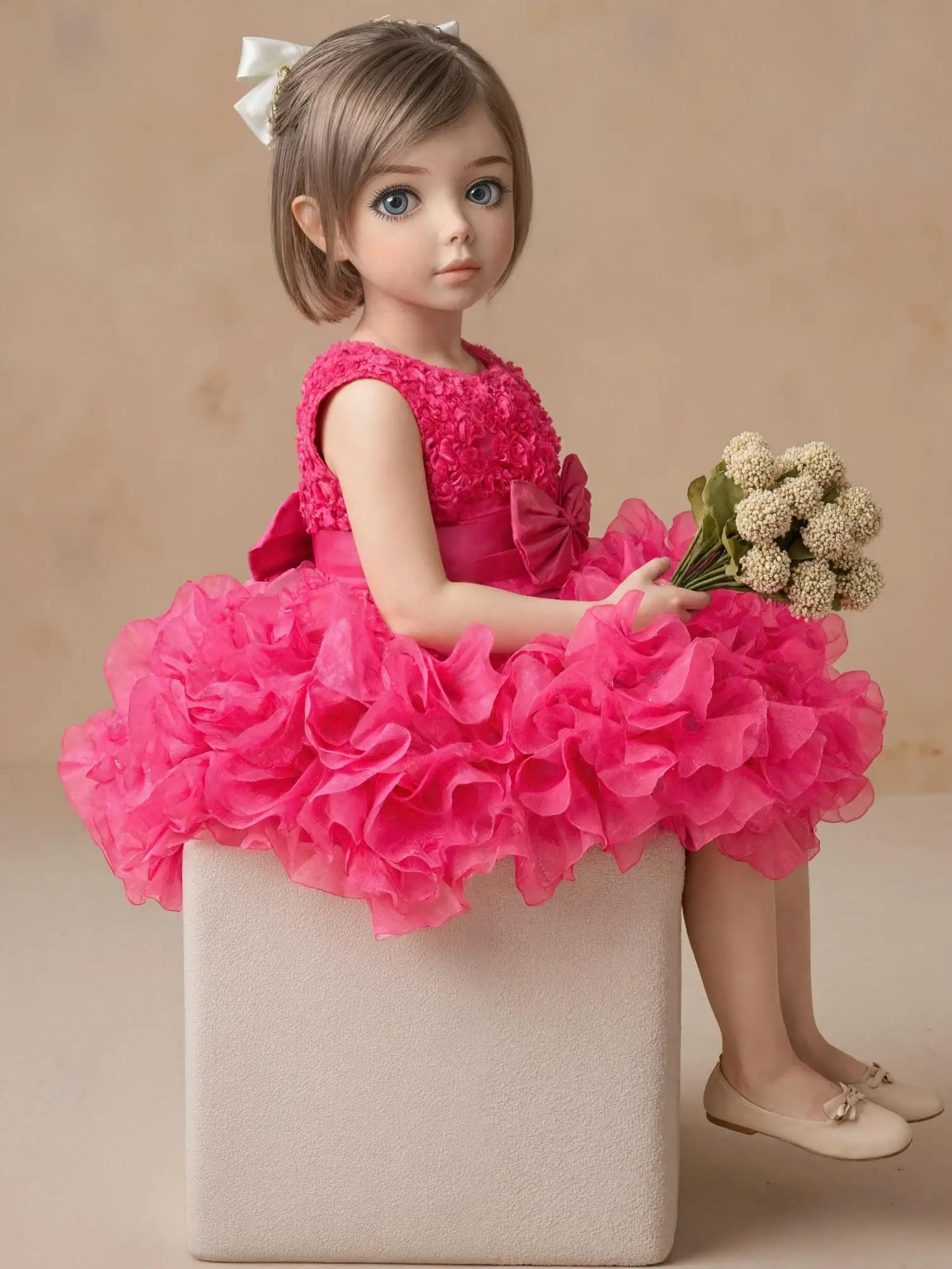 39.37인치 무봉제 피규어 인형, 평평한 가슴 디자인, 부드러운 TPE 소재, 정교한 얼굴 화장, 전시 및 수집에 완벽