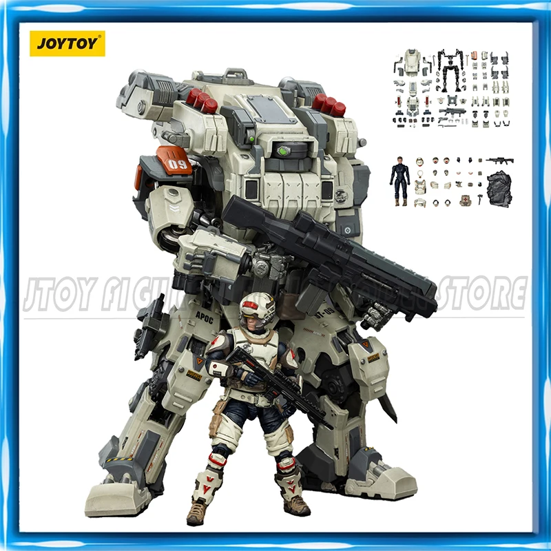 [Pre pedido] figura de acción JOYTOY 1/25 serie APOC Bedrock Albus tipo de combate estándar Mech UNSC Medic Levi figuras de Anime Juguetes