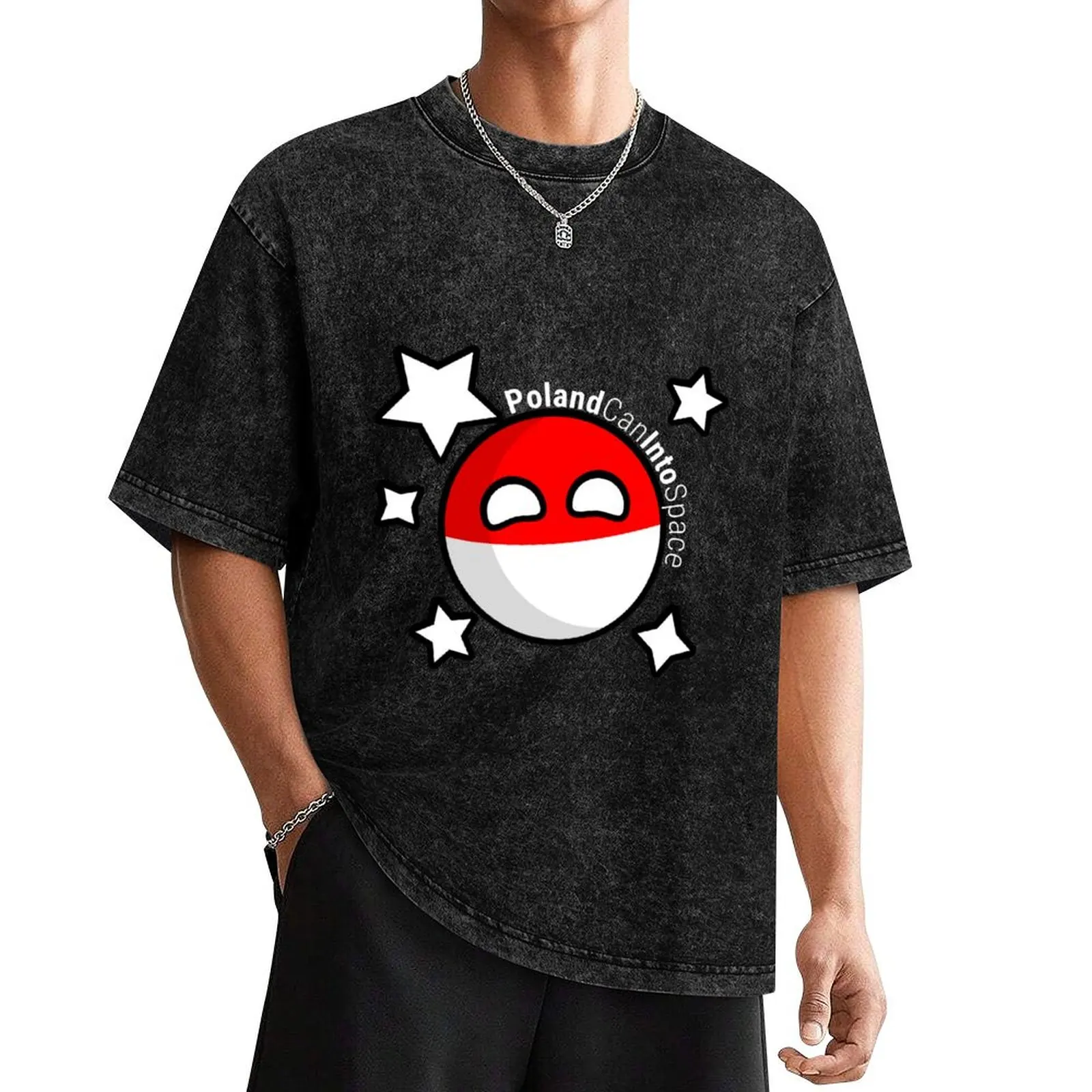 

Poland Can into Space Polandball Country balls Hero T-Shirt sublime anime tshirt t shirt men